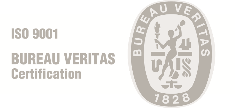 ISO 9001 white grey