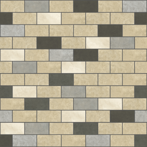 Shellstone Mix 1x2 Mosaic