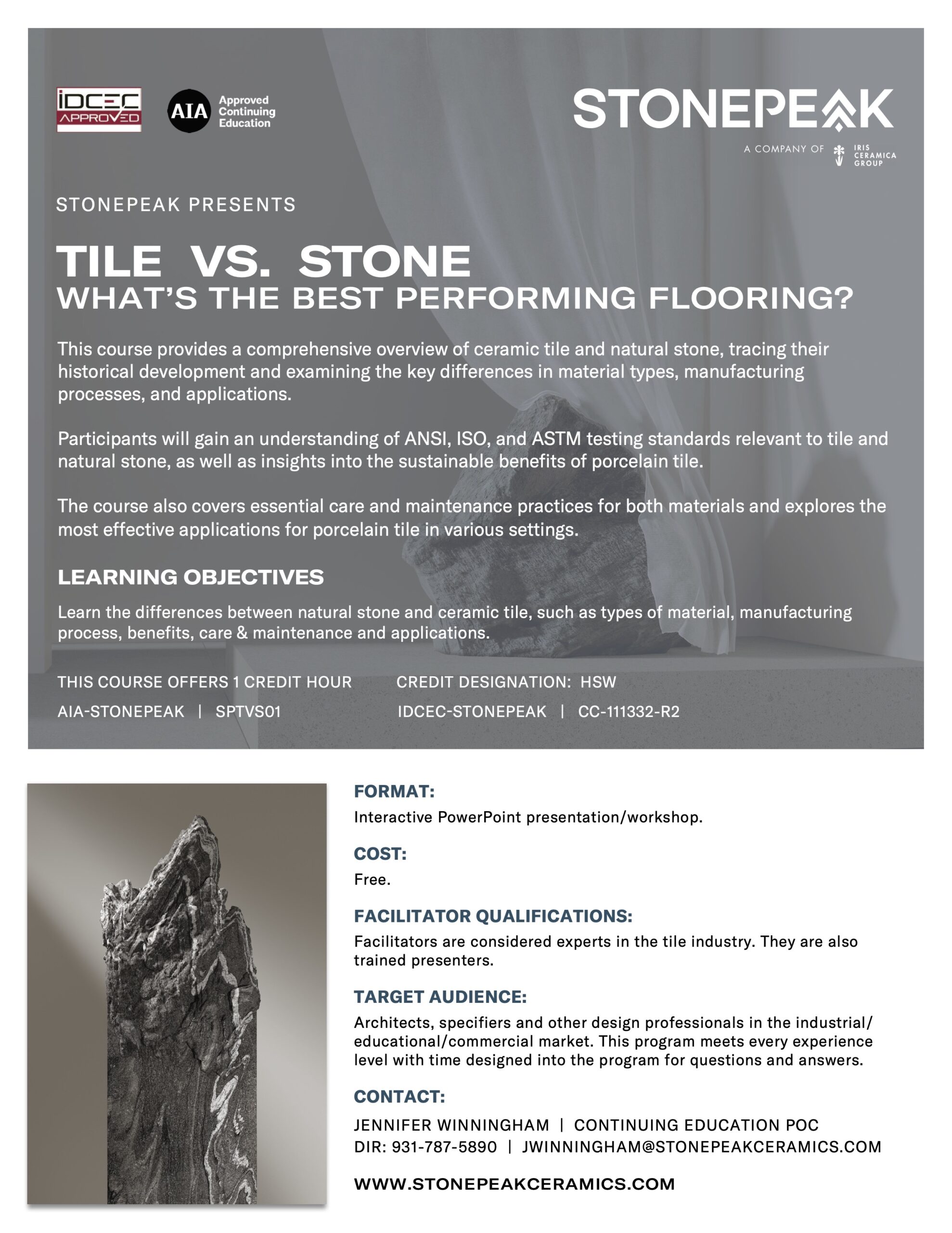 SP_CEU_Summary Flyer_2026_Tile Vs. Stone – What’s The Best Performing Flooring